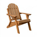 Sedia Adirondack 80 x 90 x 98 cm in legno marrone per esterno con braccioli
